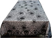 2 Pack Halloween Tablecloth, 54 X 72 Inch Rectangular Polyester Lace Tablecloth, Black Spider Web Lace Table Cover for Halloween Party, Scary Movie Nights, Halloween Table Decorations
