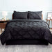 Bedsure Full Size Comforter Sets - Bedding Sets Full 7 Pieces, Bed in a Bag Black Bed Sets with Comforters, Sheets, Pillowcases & Shams,Adult & Kids Bedding