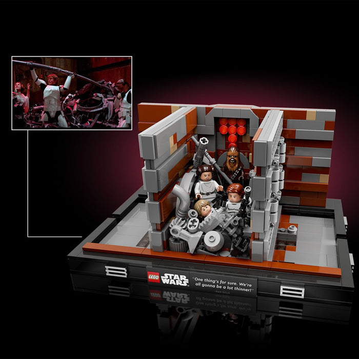 LEGO Star Wars Death Star Trash Compactor Diorama 75339 Building Set for Adults (802 Pieces)