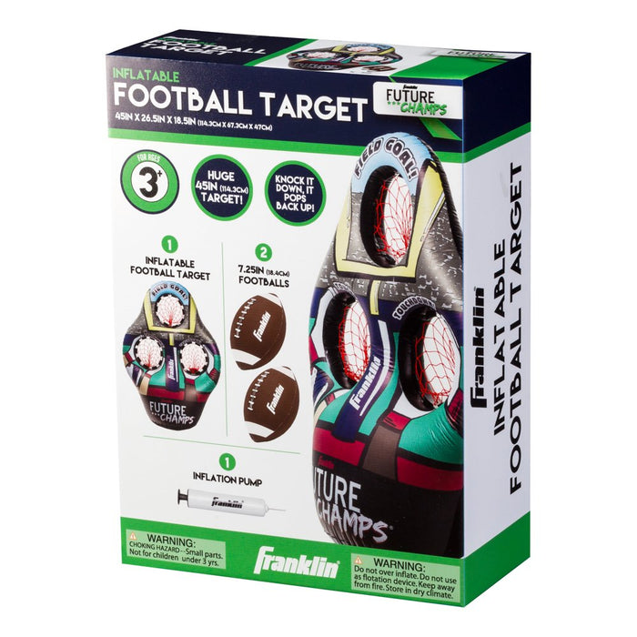 Kids Inflatable Football Target Toss Throwing Game