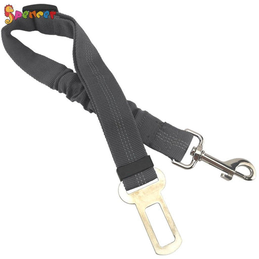 2 Pack Adjustable Pet Dog Cat Car Seat Belt Strap Safety Leads Seatbelt Harness for All Vehicle (Gray)