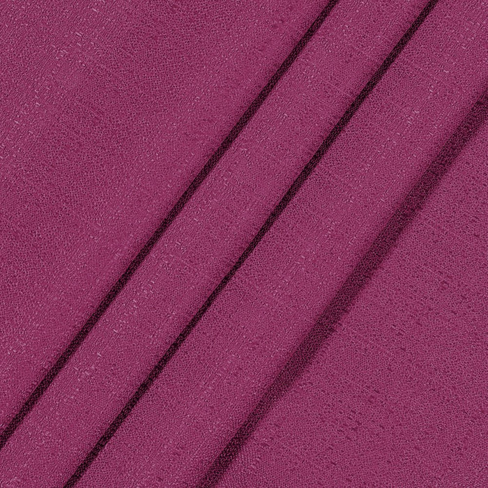 Eclipse Samara Solid Color Blackout Rod Pocket Single Curtain Panel, Boysenberry, 42 X 54
