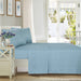 Mainstays Ultra Soft High Quality Microfiber Bed Sheet Set, Twin/Twin XL, Aqua Dot, 3 Piece