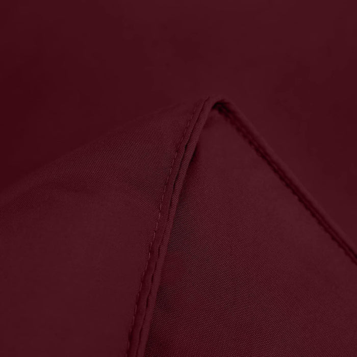 Comforter Duvet Insert - Quilted Comforter with Corner Tabs - Box Stitched down Alternative Comforter (King, Burgundy/Red)