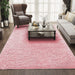 Rugs for Living Room 6X9 Pink, Large Fluffy Shag Fuzzy Plush Soft Living Room Area Rugs, Floor Shaggy Carpets for Bedroom, Carpet for Kids Boys Girls Dorm Nursery Home Decor Aesthetic