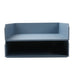 2 Piece Set Paperboard Paper Tray Desk Organizer Blue Linen
