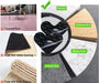 12 Pack Rug Pad Gripper Non Slip Rug Pads for Hardwood Floors Tiles Area Rugs, 3.15'' X 3.15'' Carpet Grippers Rug Tape Stickers Holder Washable Reusable