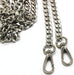 DIY Iron Flat Chain Strap Handbag Chains Purse Chain Straps Shoulder Cross Body Replacement Straps with Metal Buckles (47", Gold)