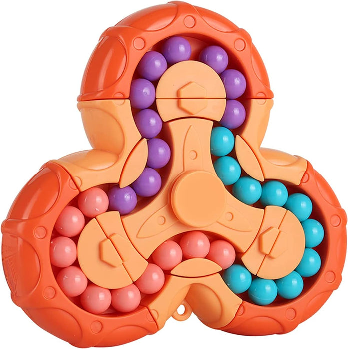 Pop Fidget Spinners - Puzzles for Adults,Sensory Toys for Autistic Kids,Fidget Toys -Stress Reduction and Anxiety Relief Hand Sensory Toy, Puzzle Games Rotating Magic Bean for Adults and Kids