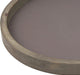 Stonebriar Large 11.8" Decorative Rustic Farmhouse Worn Natural Wood and Metal Tray