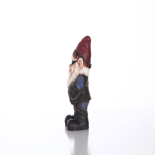 BIKER GNOME with SUNGLASSES & HELMET- GNOMAD