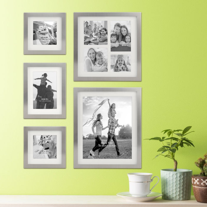 Better Homes & Gardens 5 Piece Metal Gallery Wall Picture Frames