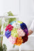 Artificial Hydrangea Flowers Blush Heads 10 Fake Hydrangea Silk Flowers for Wedding Centerpieces Bouquets DIY Floral Decor Home Decoration with Stems.