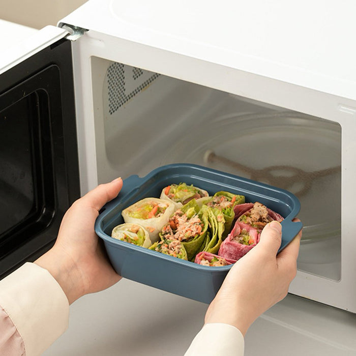 Portable Hermetic Lunch Box Grid Children Student Bento Box Leakproof Microwavable Prevent Odor School