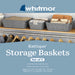 Rattique® Storage Baskets - Set of 3 - Gray