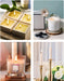 Electric Candle Lighter Plasma Arc Lighters Windproof & Flameless with USB Rechargeable Battery Double Safety Switch (Obisidian Black)