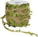 66Ft Natural Jute Twine, 5MM Burlap Leaf Ribbon with Artificial Vine Green Leaves for Wedding Home Garden Jungle Safari Party Decorations