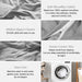 Duvet Cover Queen Size - Super Soft Gray Duvet Cover Set 3 Piece 100% Washed Microfiber Comforter Cover Set Bedding Set with Zipper Closure, 1 Duvet Cover 90X90 Inches and 2 Pillow Shams