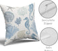Nautical Coastal Pillow Covers 18X18 Set of 2 Coral Seashell Starfish Seahorse Beach Decorative Throw Pillows Summer Ocean Pillowcase Cotton Square Cushion Cover Decor for Home Couch Bed Soft