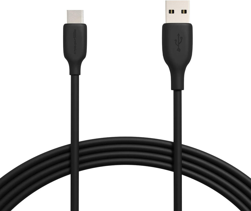 Fast Charging 3A USB-C2.0 to USB-A Cable (USB-IF Certified) - 6-Foot, Black
