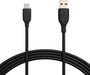 Fast Charging 3A USB-C2.0 to USB-A Cable (USB-IF Certified) - 6-Foot, Black