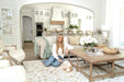 My Texas House Rosalie Rosalie, Transitional Transitional, Floral, Woven Area Rug, 5'2" X 7'6"