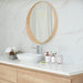 Bathroom Accessories Set, Toothbrush Holder, Soap Dispenser, Rose Gold and White, 4 Piece