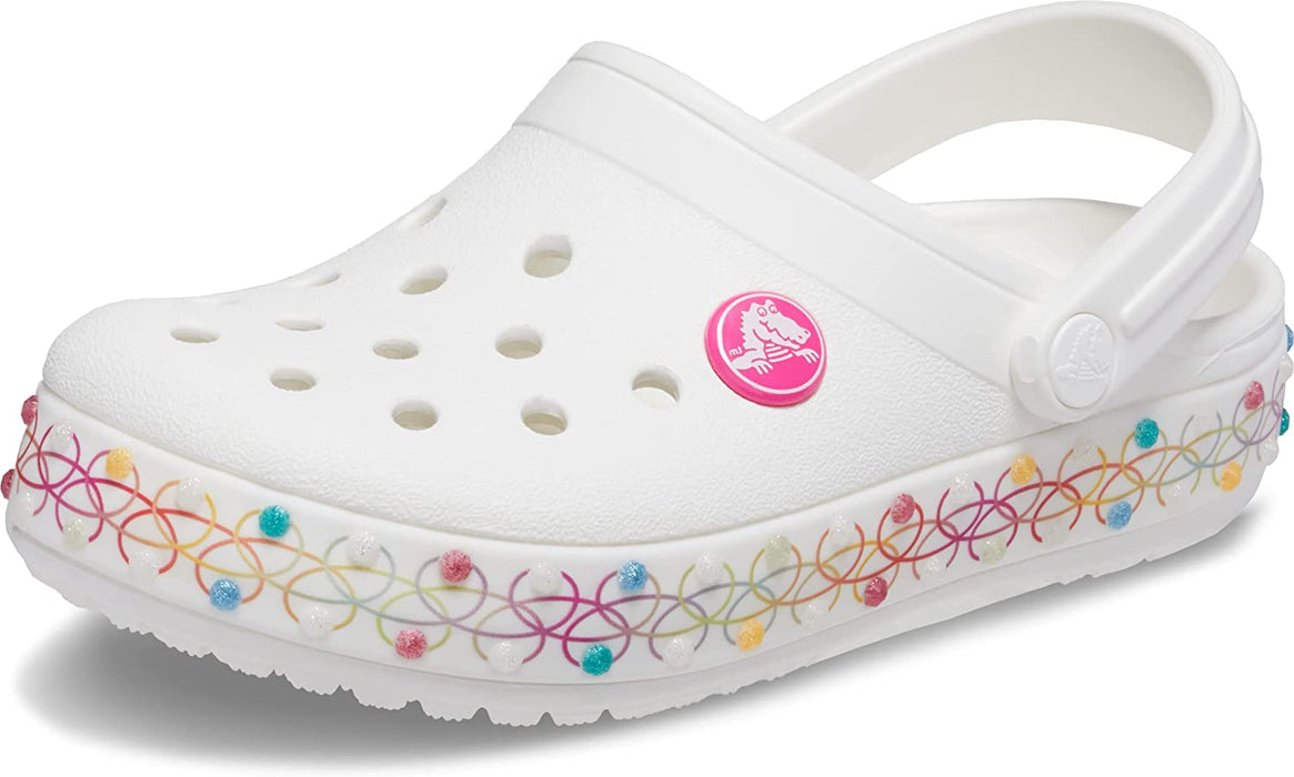 Kid'S Crocband Rainbow Band Clogs