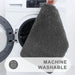 Microfiber Bathroom Rugs (17X24, Grey) Shaggy Soft and Absorbent, Non Slip, Thick Plush, Machine Washable Bath Mat and Bath Rugs for Bathroom