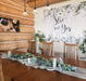 Eucalyptus Garland 6.56 Ft Lush Silver Dollar Eucalyptus Leaves Boxwood Artificial Faux Greenery Garland Vines for Baby Shower Wedding Party Table Runner Room Home Mantle Decor