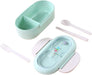 Bento Box, Natural Wheat Safety 1000 ML Lunch Box Leakproof Food Storage Container with Fork Chopsticks, Spoon for Kids Adults, Microwavable, Dishwasher Safe, Pink