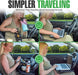 Steering Wheel Tray, Car Tray for Eating, Hook on Steering Wheel Desk for Food, Laptop and Car Accessories, Car Road Trip Must Haves Gadgets That Fits Most Vehicles Steering Wheels, Car Table Black