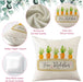 Easter Pillow Covers 18X18 Set of 4 Easter Decorations for Home Bunny Happy Easter Peeps Hip Hop Easter Egg Pillow Case, Seasonal Spring Throw Cushion Case for Home Decorations (18X18 Inch)