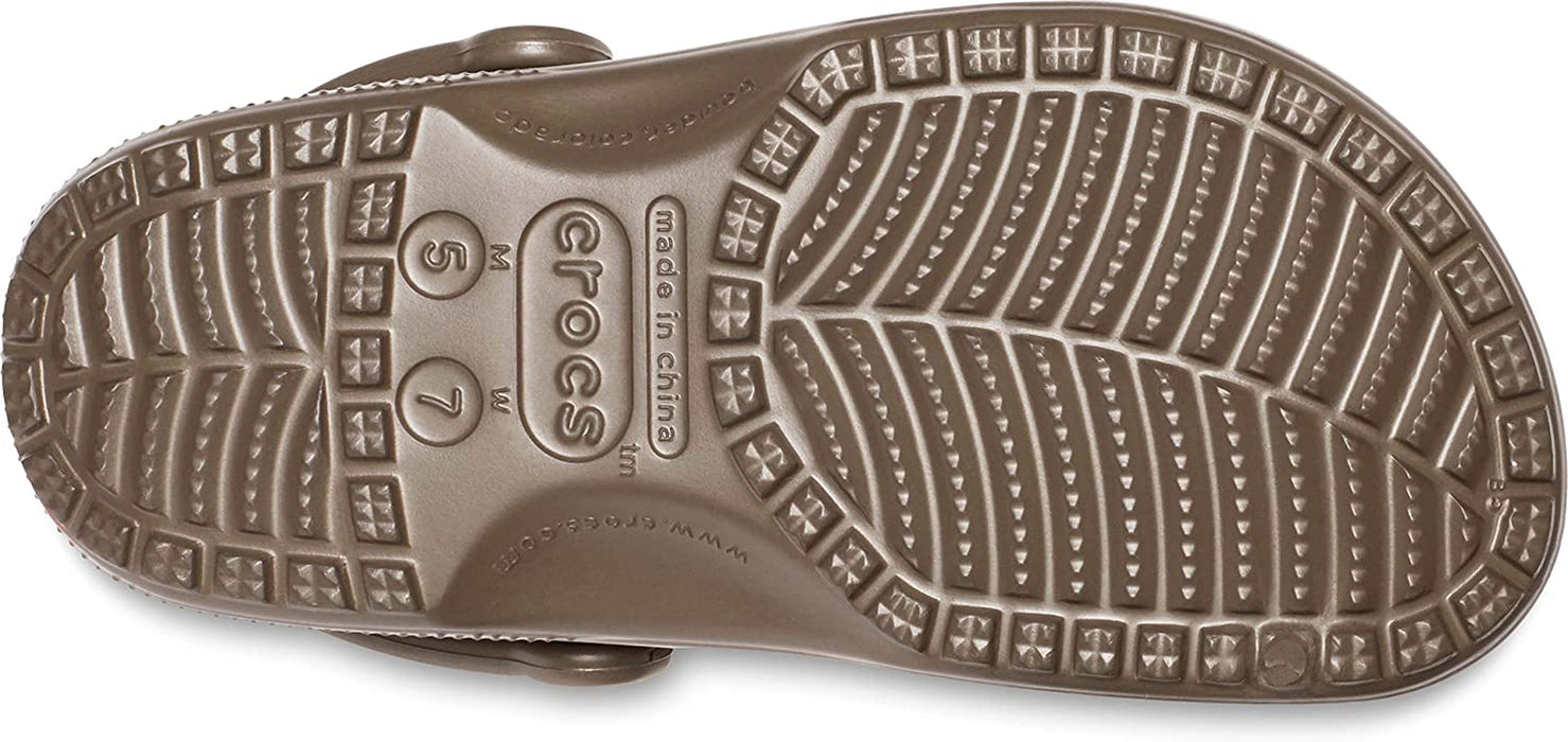 Unisex-Adult Classic Clogs (Best Sellers), Chocolate, 8 Women/6 Men