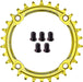 Elite round Oval Chainring 104Mm BCD 30T 32T 34T 36T 38T Narrow Wide Single Chainring for 8 9 10 11 12 Speed MTB XC Trail E-Bike Fat Bike Mountain Bike Bicycle