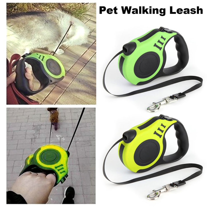 Retractable Dog Leash Pet Walking Leash with -Slip Handle for Small and Medium Pets