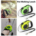 Retractable Dog Leash Pet Walking Leash with -Slip Handle for Small and Medium Pets