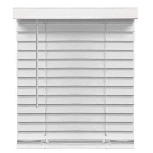Richfield Studios 2" Cordless Faux Wood Blinds, White