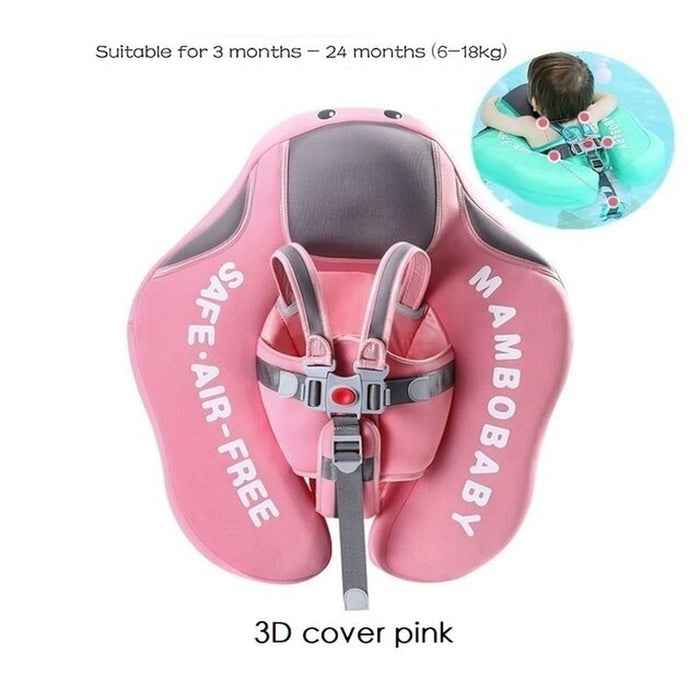 Baby Swimming Float Ring Swim Trainer Non-Inflatable Sunshade Kids Float Lying Swimming Pool Toys Bathtub for Accessories