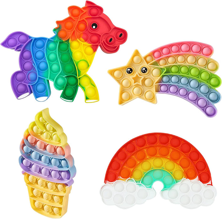 Push Pop Bubble Fidget Slug Sensory Toy - for Autism, Stress, Anxiety - Kids and Adults (Slug)