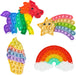 Push Pop Bubble Fidget Slug Sensory Toy - for Autism, Stress, Anxiety - Kids and Adults (Slug)