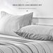 Full Size 7 Pieces Bed in a Bag Bedding Set - Lightweight Light Grey Comforter Set, All Season Ultra Soft down Alternative Bedding Comforter Set with Comforter, Pillowcase, Flat Sheet, Fitted Sheet