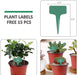 120 Packs 4 Inches Plastic Plant Nursery Pots with 15 Pcs Plant Labels, Seed Starting Pot Flower Plant Container for Succulents, Seedlings, Cuttings, Transplanting