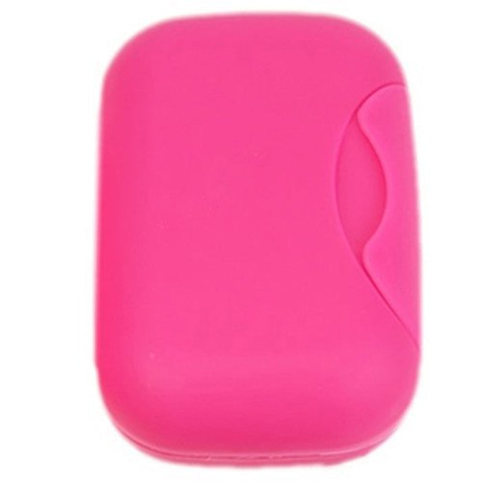 Candy Color Travel Soap Dish Box Portable Case Holder Container Bathroom Tool Plastic