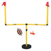 Sports Kids Football Field Goal Goalpost Set with Mini Football Kicking Cage