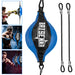 Double End Ball,  Boxing Speed Dodge Training Ball Leather Punch Bag Hanging Speed Ball for Gym MMA Boxing Speed Training, Includes Cords, Stress Relief Exercise Equipment, Adult Kids Men Women