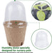 36 Set Plant Nursery Pots with Humidity Dome, Seed Starter Pots Biodegradable Peat Pots, Seedlings Planting Pots with Plant Labels for Indoor Outdoor Garden