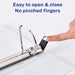 Avery Heavy Duty View Binder, White, 4-Inch, Slant Ring, One-Touch, 760 Sheets (79672)