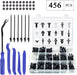 456 Pack Trim Removal Tool, Car Panel Door Audio Trim Tool Kit, Auto Clip Fastener Remover Pry Tools Set, Push Pins Clip Removal Tool Set