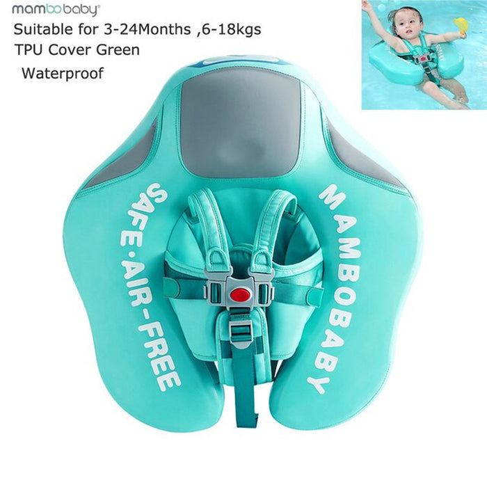 Baby Swimming Float Ring Swim Trainer Non-Inflatable Sunshade Kids Float Lying Swimming Pool Toys Bathtub for Accessories